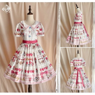 Miss Point Parfait Strawberry Tea One Piece(Reservation/3 Colours/Full Payment Without Shipping)